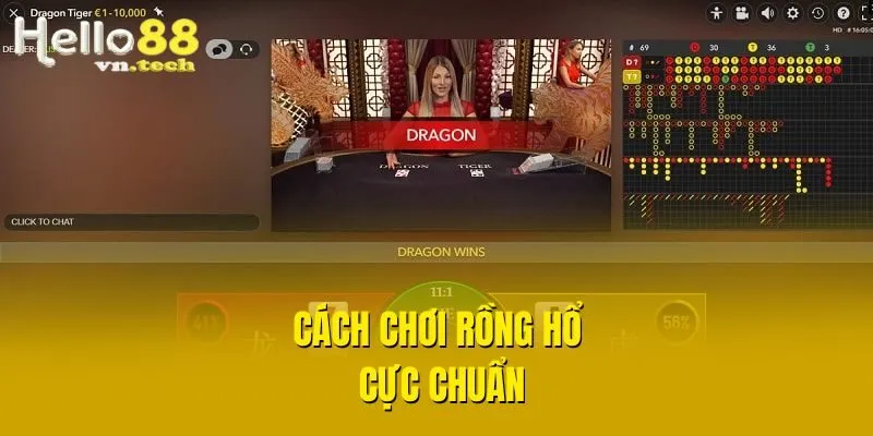 Cách chơi Rồng Hổ cực chuẩn